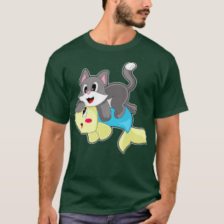 T-shirt Poisson de chat