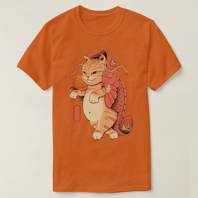 T-shirt Poisson de chat (Design devant)