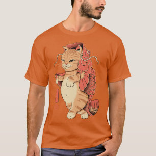 T-shirt Poisson de chat