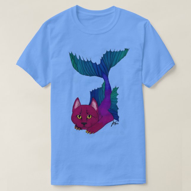 T-shirt Poisson de chat (Design devant)