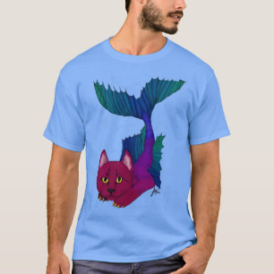 T-shirt Poisson de chat