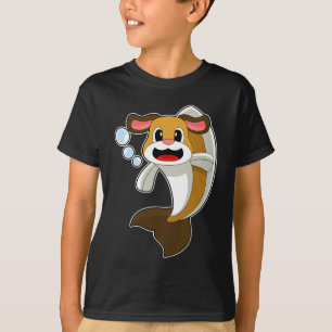 T-shirt Poisson de chien