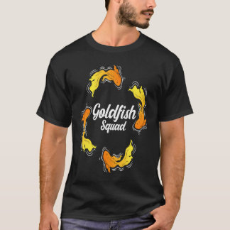 T-shirt Poisson de combat Goldfish Squad Aquaristics