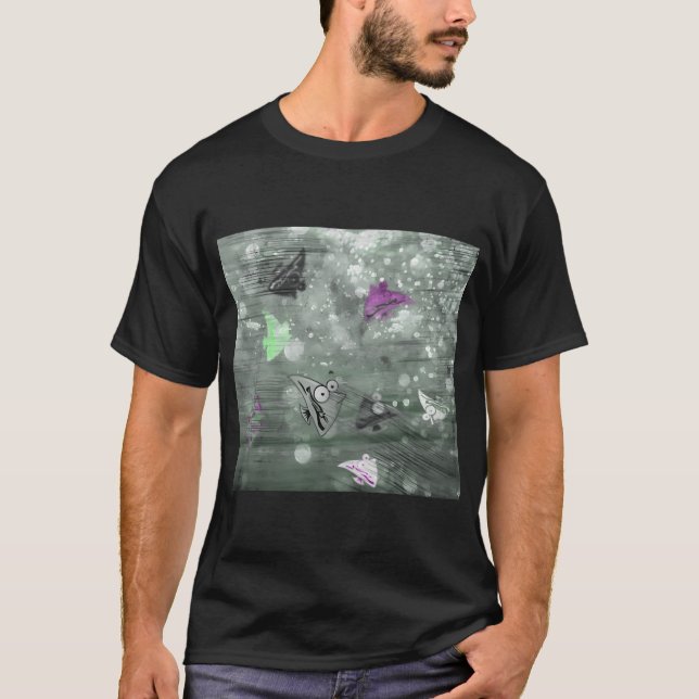 T-shirt Poisson de dessin animé (Devant)