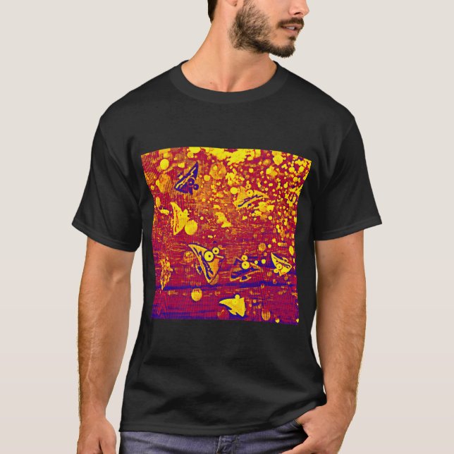 T-shirt Poisson de dessin animé (Devant)