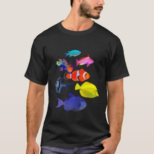 T-shirt Poisson de fond marin Poisson océanique Mandarin G