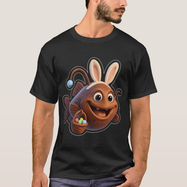 T-shirt Poisson de football de Pâques (Devant)