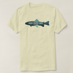 T-shirt Poisson de High Rock Lake North Carolina