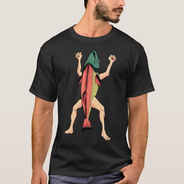 T-shirt Poisson de jambe (Devant)