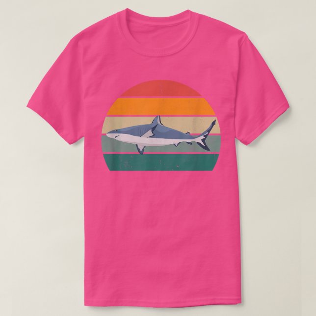 T-shirt Poisson de requin Fin Bite Baleine blanche Prédate (Design devant)