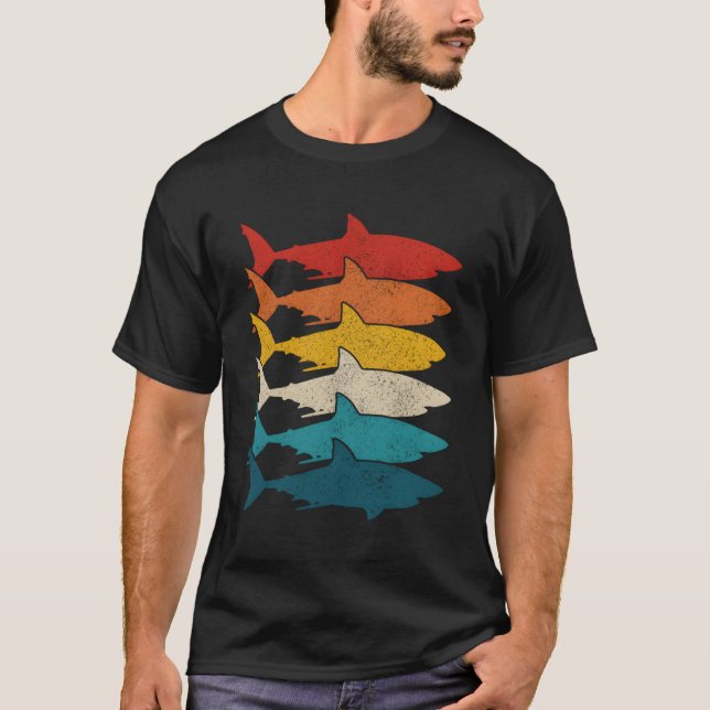 T-shirt Poisson de requin pêche grand requin blanc (Devant)