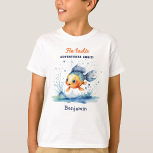 T-shirt Poisson de sautage cool élégant personnalisé