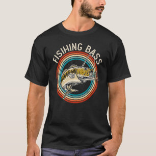 T-shirt Poisson de style rétro vintage mer océan eau drôle