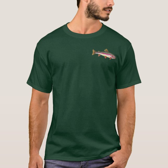 T-shirt Poisson de truite arc-en-ciel (Devant)