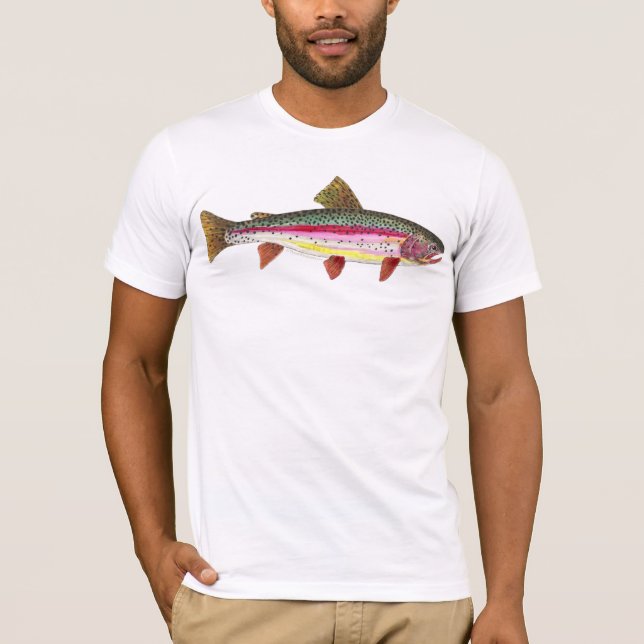 T-shirt Poisson de truite arc-en-ciel (Devant)