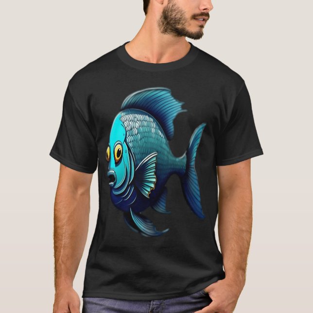 T-shirt Poisson de ville (Devant)