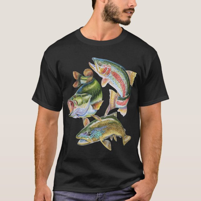 T-shirt Poisson d'eau douce (Devant)