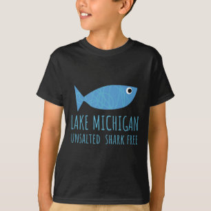 T-shirt Poisson des Grands Lacs non salé sans requin du la