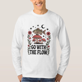 T-shirt Poisson d'esprit de champignon