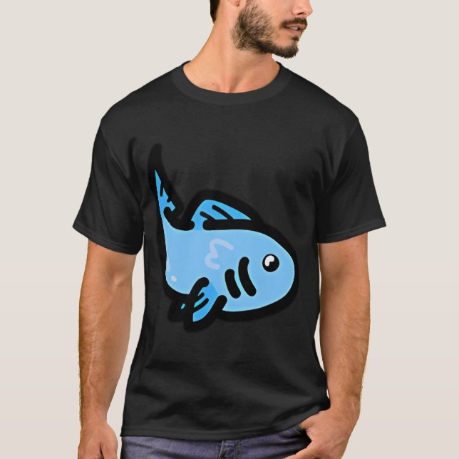 T-shirt Poisson Dessin Animé (Devant)