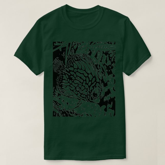 T-shirt Poisson Discus (Design devant)