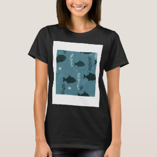 T-shirt Poisson d'océan