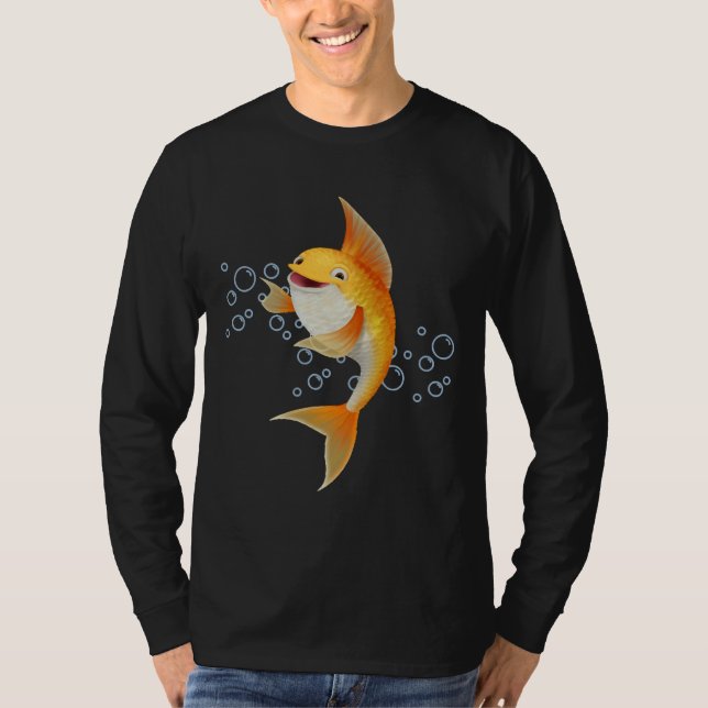 T-shirt Poisson d'or 236 (Devant)