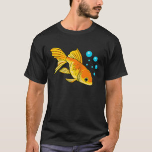 T-shirt Poisson d'or Aquaristic Hobby Cute Poisson Raglan