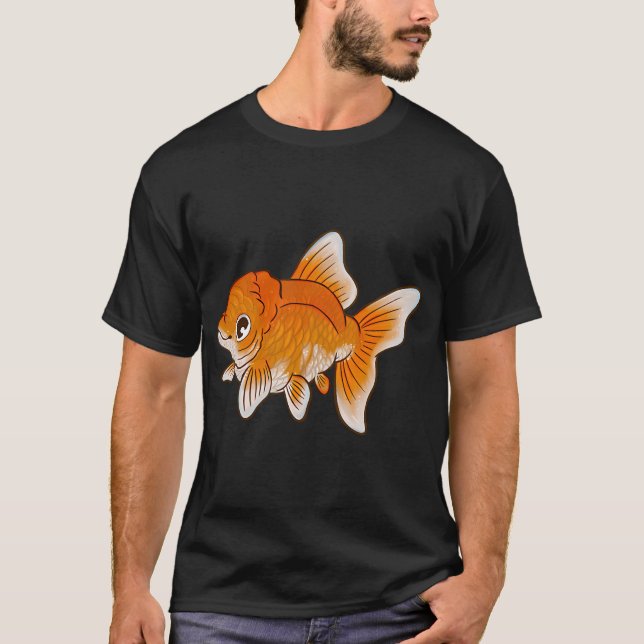 T-shirt Poisson doré (Devant)