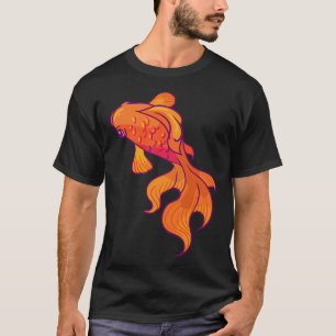 T-shirt Poisson doré