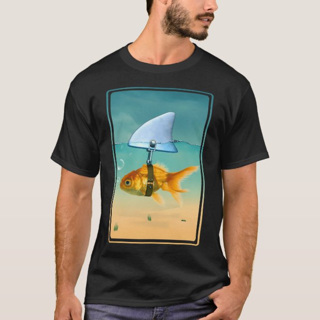 T-shirt poisson doré (Devant)