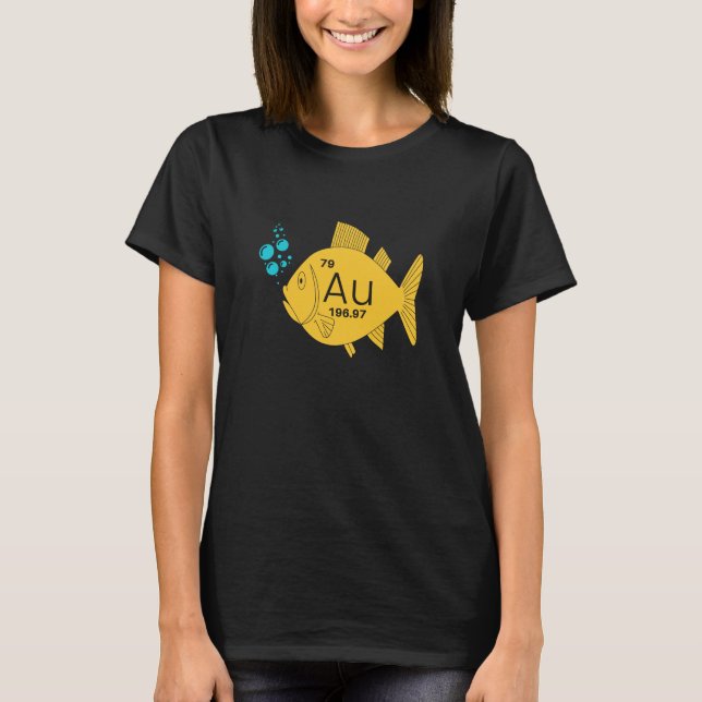 T-shirt Poisson doré (Devant)