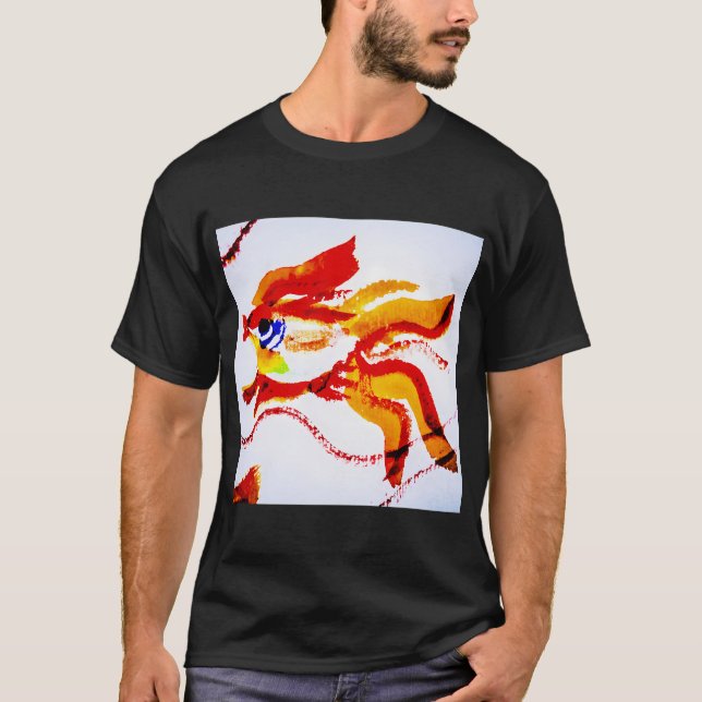 T-shirt Poisson doré chinois (Devant)