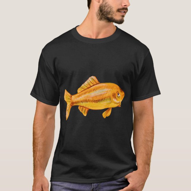T-shirt Poisson doré d'aquarium (Devant)