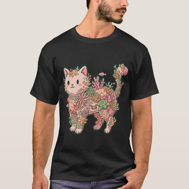 T-shirt poisson doré foncé, carpe koï, Betta poisson Orie  (Devant)