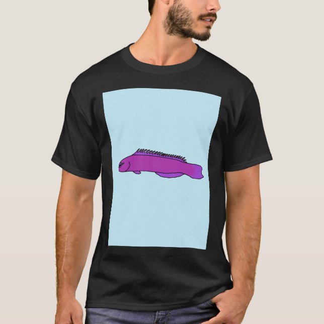 T-shirt Poisson Dottyback orchidée (Devant)