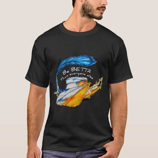 T-shirt Poisson Dragon Betta (Devant)