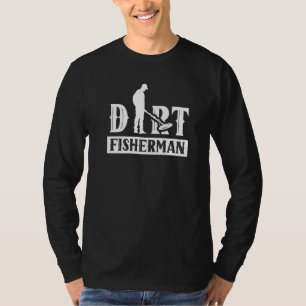 T-shirt Poisson droit Hobby Métal Détection de la pêche di