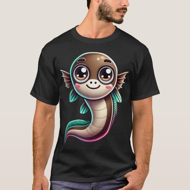T-shirt Poisson eelpout adorable (Devant)