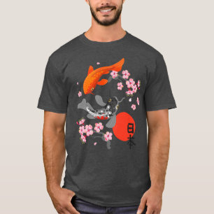 T-shirt Poisson en carpe japonais Sakura Nishikigi Poisson