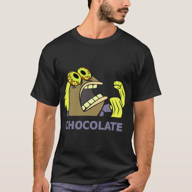 T-shirt Poisson en chocolat de Bob l'éponge (Devant)