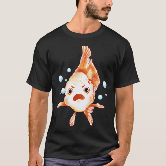 T-shirt Poisson en colère (Devant)