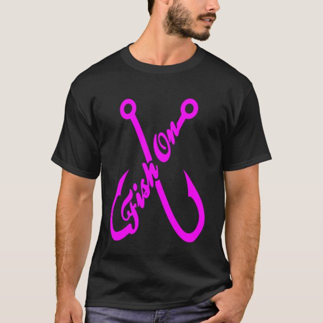 T-shirt Poisson en ligne (Devant)