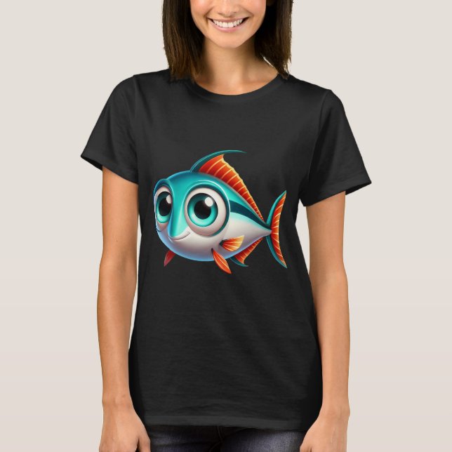 T-shirt Poisson Escolar Adorable (Devant)