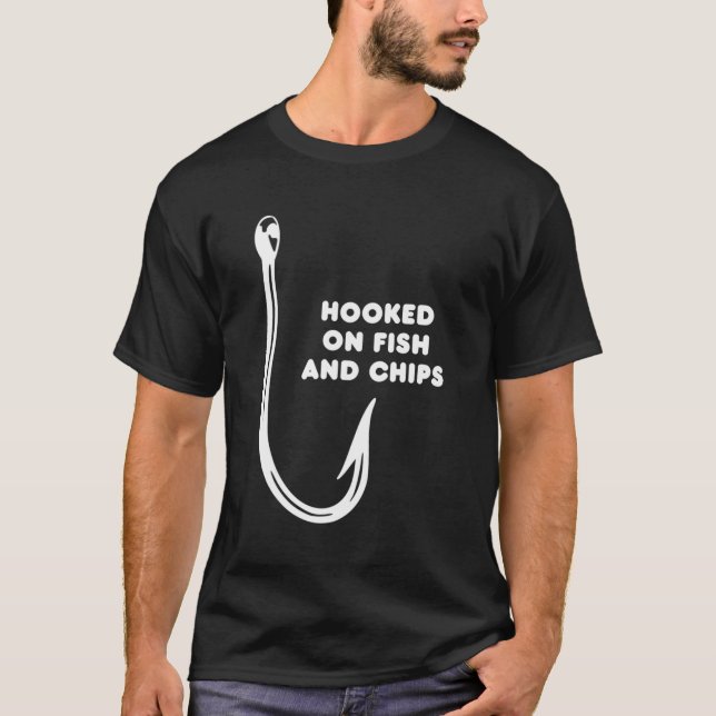 T-shirt Poisson Et Chips (Devant)