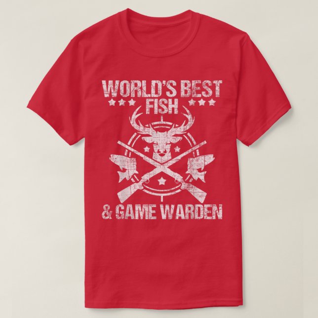 T-shirt Poisson Et Jeu Gardien De La Faune Conservation De (Design devant)
