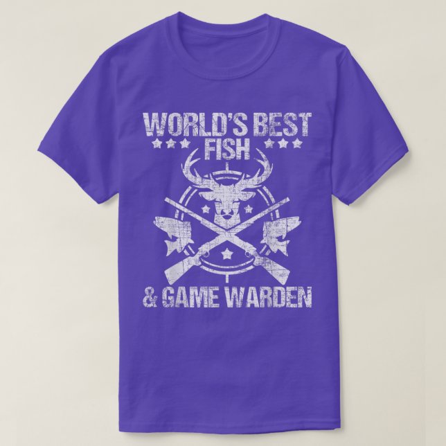 T-shirt Poisson Et Jeu Gardien De La Faune Conservation De (Design devant)