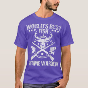 T-shirt Poisson Et Jeu Gardien De La Faune Conservation De
