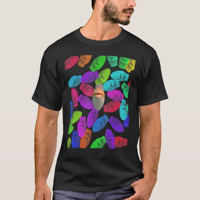 T-shirt Poisson étoilé - ( AVEZ-VOUS FAIT FART ) mème 1 (Devant)
