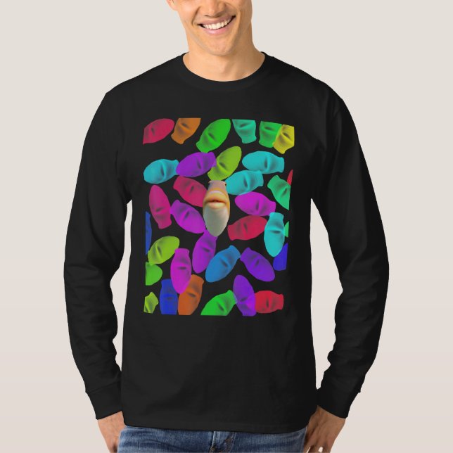 T-shirt Poisson étoilé - Est-ce que vous piquez mème (Devant)